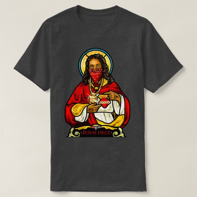 Camiseta Jesús Piece El Juego Gangsta Jesús (Diseño del anverso)