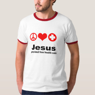 Camiseta Jesús proporcionó atención sanitaria libre