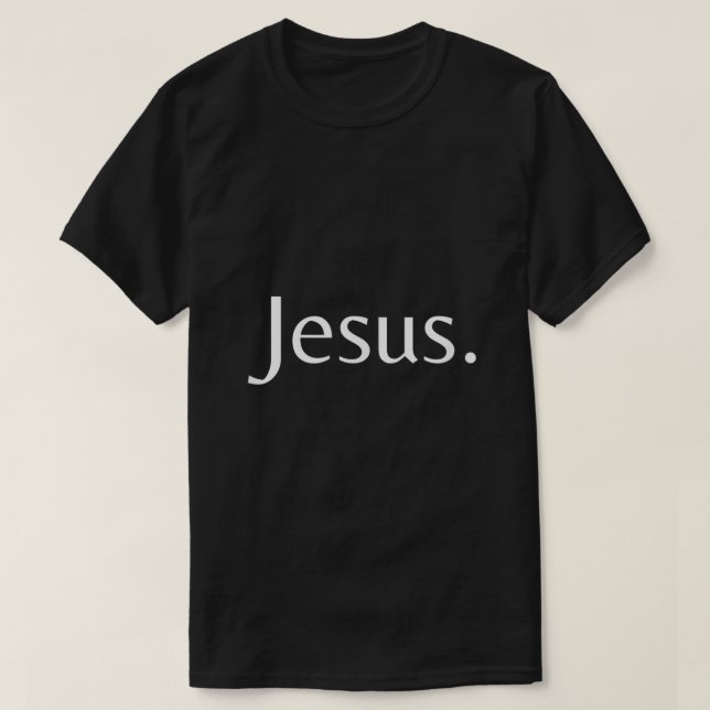 Camiseta Jesús Punto Cristiano (Diseño del anverso)