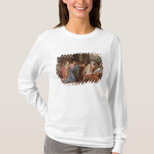 Camiseta Jesús que conduce a los comerciantes del templo