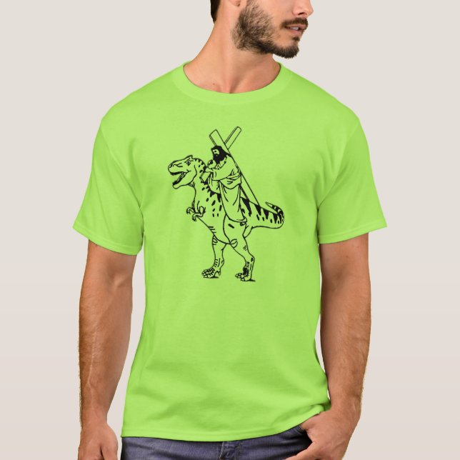 Camiseta Jesús que monta un rapaz (Anverso)