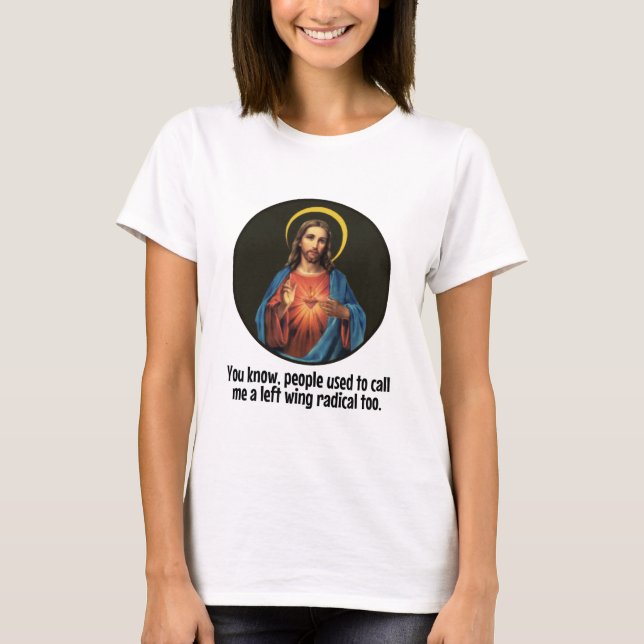 Camiseta Jesús - radical de la izquierda (Anverso)