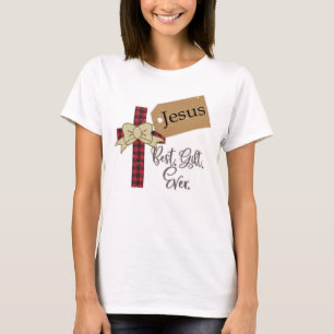 Camiseta Jesús religioso dice Navidades católicos cristiano