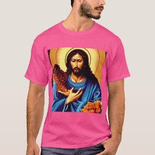 Camiseta Jesús Resurge Un Pollo Frito