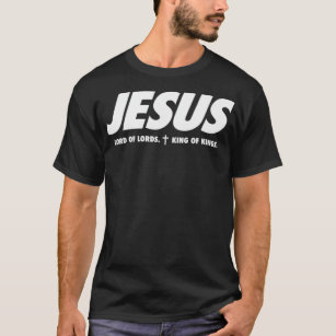Camiseta Jesús Rey de Reyes Señor de los Lores Predicto Cri