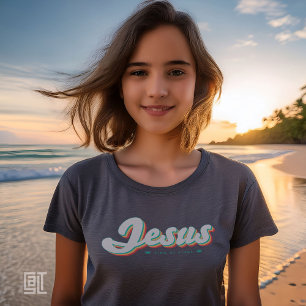 Camiseta Jesús Rey de Reyes Vintage Retro