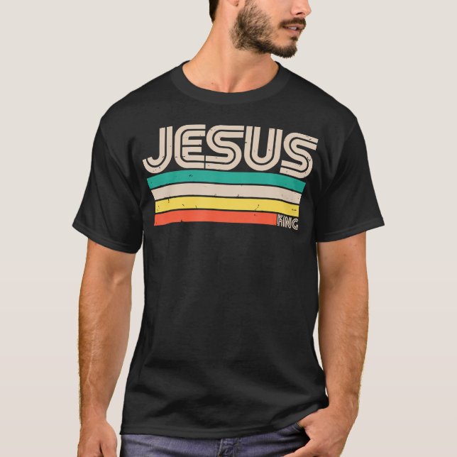 Camiseta Jesús Rey Retro Vintage (Anverso)
