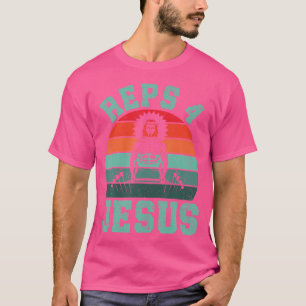 Camiseta Jesús Reyes 4 Jesús Cristiano Halterofilia Retro F