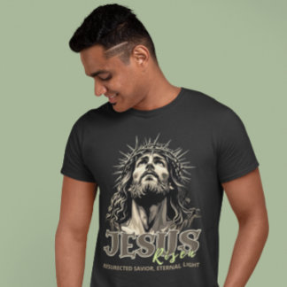 Camiseta Jesus Risen - Jesucristo Artístico