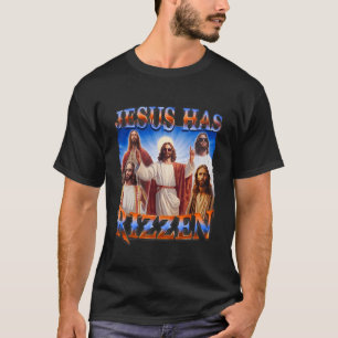 Camiseta Jesús Rizzen Hombres Cristianos Fe De La Biblia