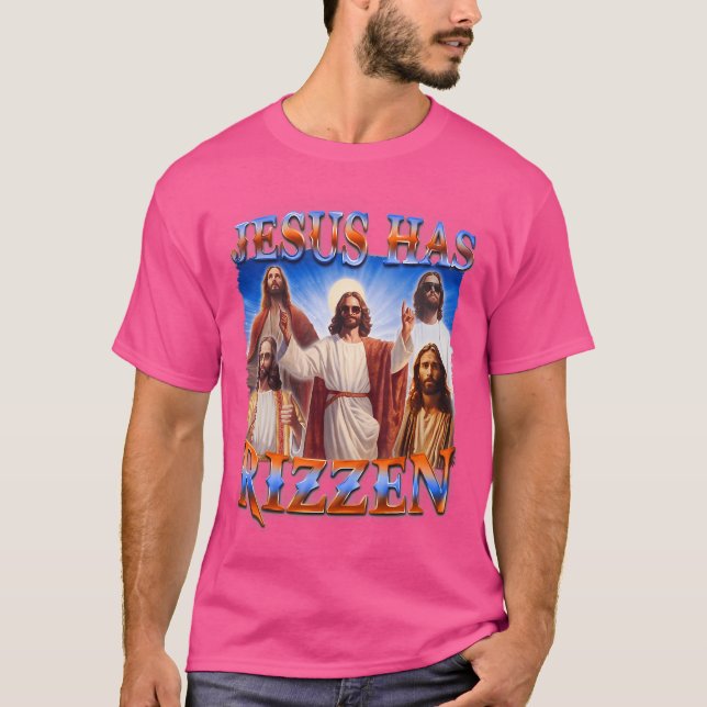 Camiseta Jesús Rizzen La Fe De La Biblia Cristiana (Anverso)