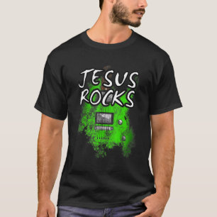 Camiseta Jesús Rocío Guitarista Eléctrico Cristiano Wo