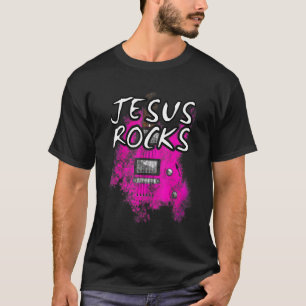 Camiseta Jesús Rocío Guitarista Eléctrico Cristiano Wo