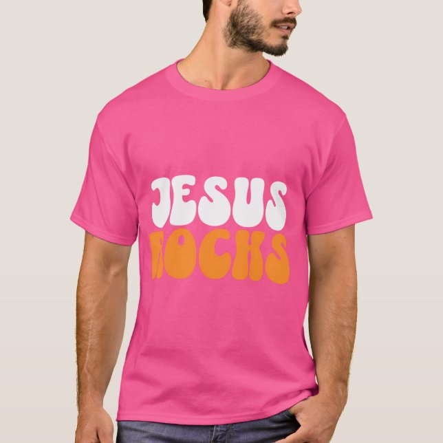 Camiseta Jesus Rocks (Anverso)