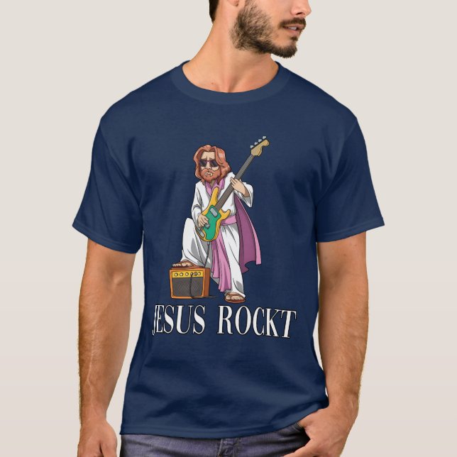 Camiseta Jesus Rocks for a Men and women boy (Anverso)