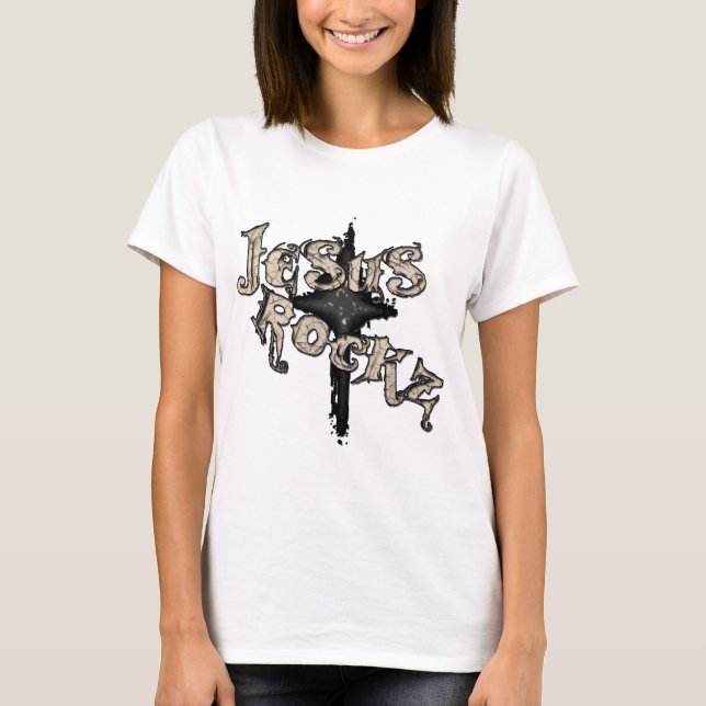 Camiseta Jesus Rockz Christian (Anverso)