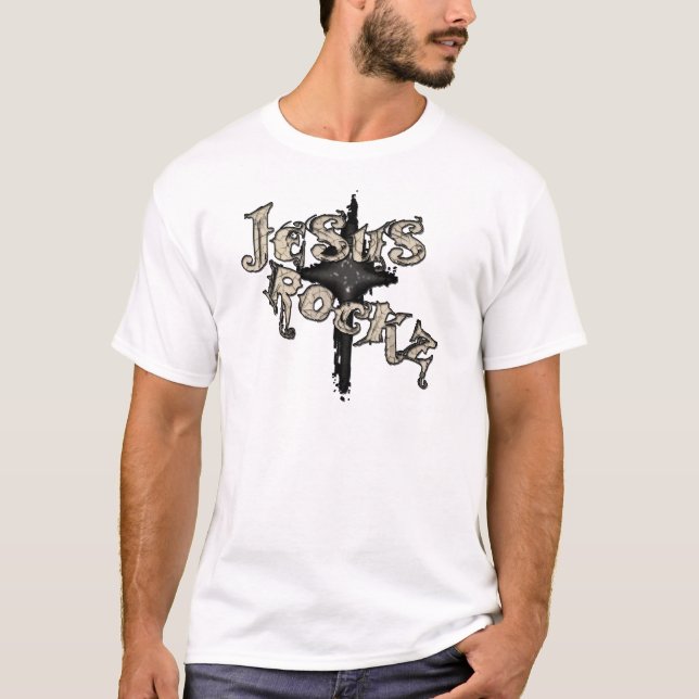 Camiseta Jesus Rockz Christian (Anverso)