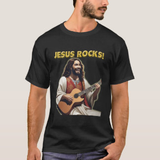 Camiseta Jesús Rodea A Jesús Que Juega La Guitarra Comparte