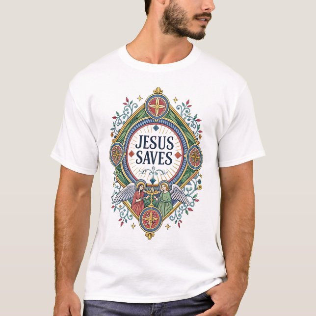 CAMISETA JESÚS SALVA (Anverso)