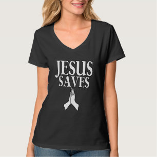 Camiseta Jesús salva a Dios Salvación Iglesia Cristiana 1