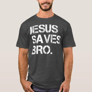 Camiseta Jesús salva a la religión cristiana graciosa del h