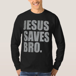 Camiseta Jesús salva a la religión cristiana tradicional de