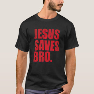 Camiseta Jesús salva a la religión cristiana tradicional de
