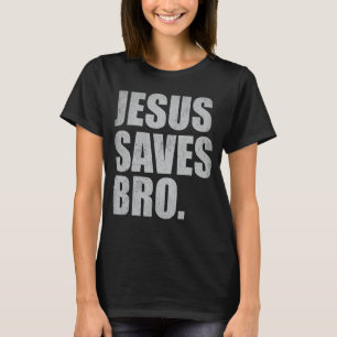 Camiseta Jesús salva a la religión cristiana tradicional de