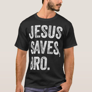 Camiseta Jesús salva a las mujeres cristianas hermanos Chic