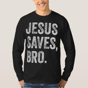 Camiseta Jesús salva a las mujeres cristianas hermanos Chic
