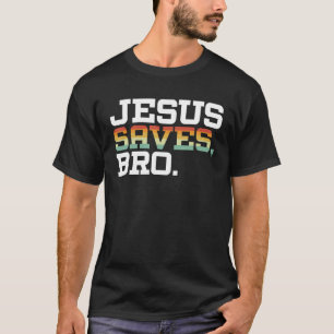 Camiseta Jesús salva a su hermano pastor religioso creencia