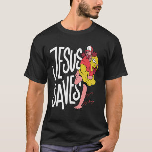 Camiseta Jesús salva al béisbol de la Liga Recreativa
