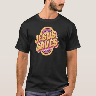 Camiseta Jesús salva al falso arcoiris cristiano católico C