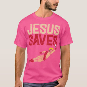 Camiseta Jesús salva al fútbol del portero Deportivo Chris