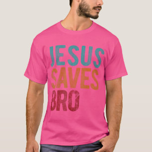 Camiseta Jesús salva al hermano Jesús religioso cristiano