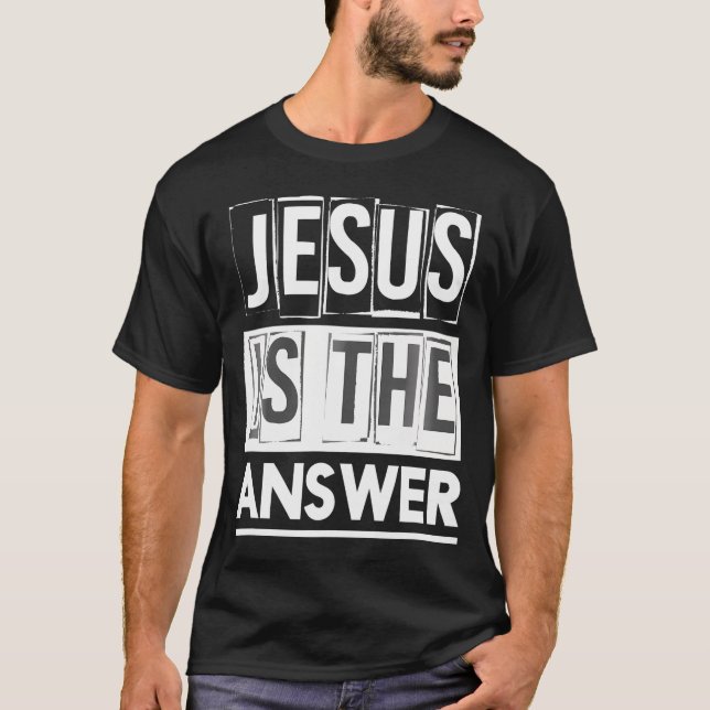 Camiseta Jesús salva al hermano Jesús religioso cristiano (Anverso)