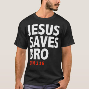 Camiseta Jesús salva al hermano Juan 316 de Jesús cristiano