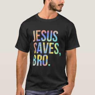 Camiseta Jesús salva al hermano pro cristiano creyente T