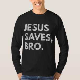 Camiseta Jesús salva al hermano Vintage procristiano ser re