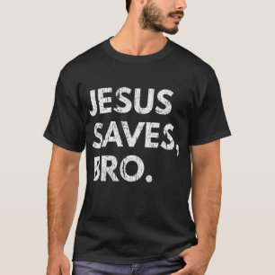 Camiseta Jesús salva al hermano Vintage procristiano ser re