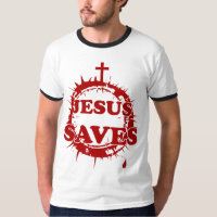 Jesús salva con cruz y corona de ánimos