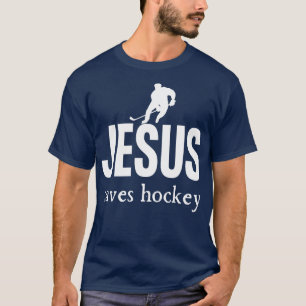 Camiseta Jesús salva el hockey