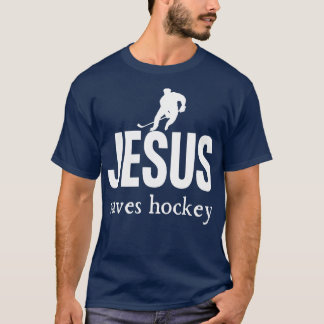 Camiseta Jesús salva el hockey