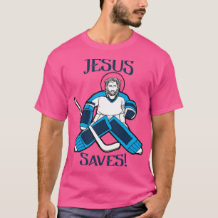 Camiseta Jesús salva el hockey