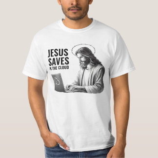 Camiseta Jesús salva en la nube - Meme divertido de Jesús