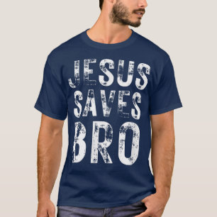 Camiseta Jesús salva hermano Dios Religión Cristianismo juz