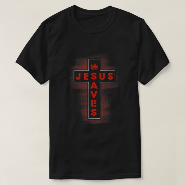 Camiseta Jesús salva la corona (Diseño del anverso)