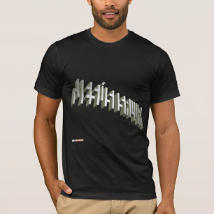 Camiseta Jesus Salva Letra 3D Plateada