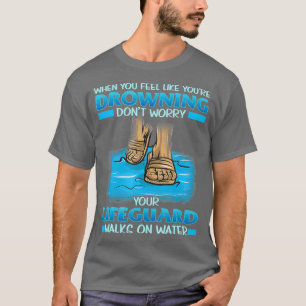 Camiseta Jesús Salvaguarda la Cuta Inspiradora Cristiana