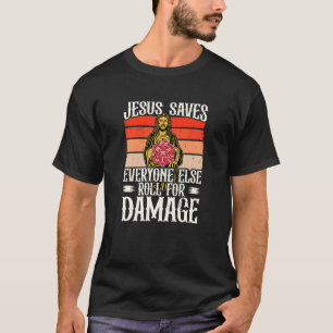Camiseta Jesús Salvó A Todos Los Demás A Correr Por El Cris